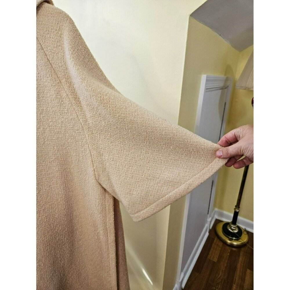 Wool Coat Tan Womens Sz L Feller’s Dept Store Harrisburg & York Pa Old Money View 5
